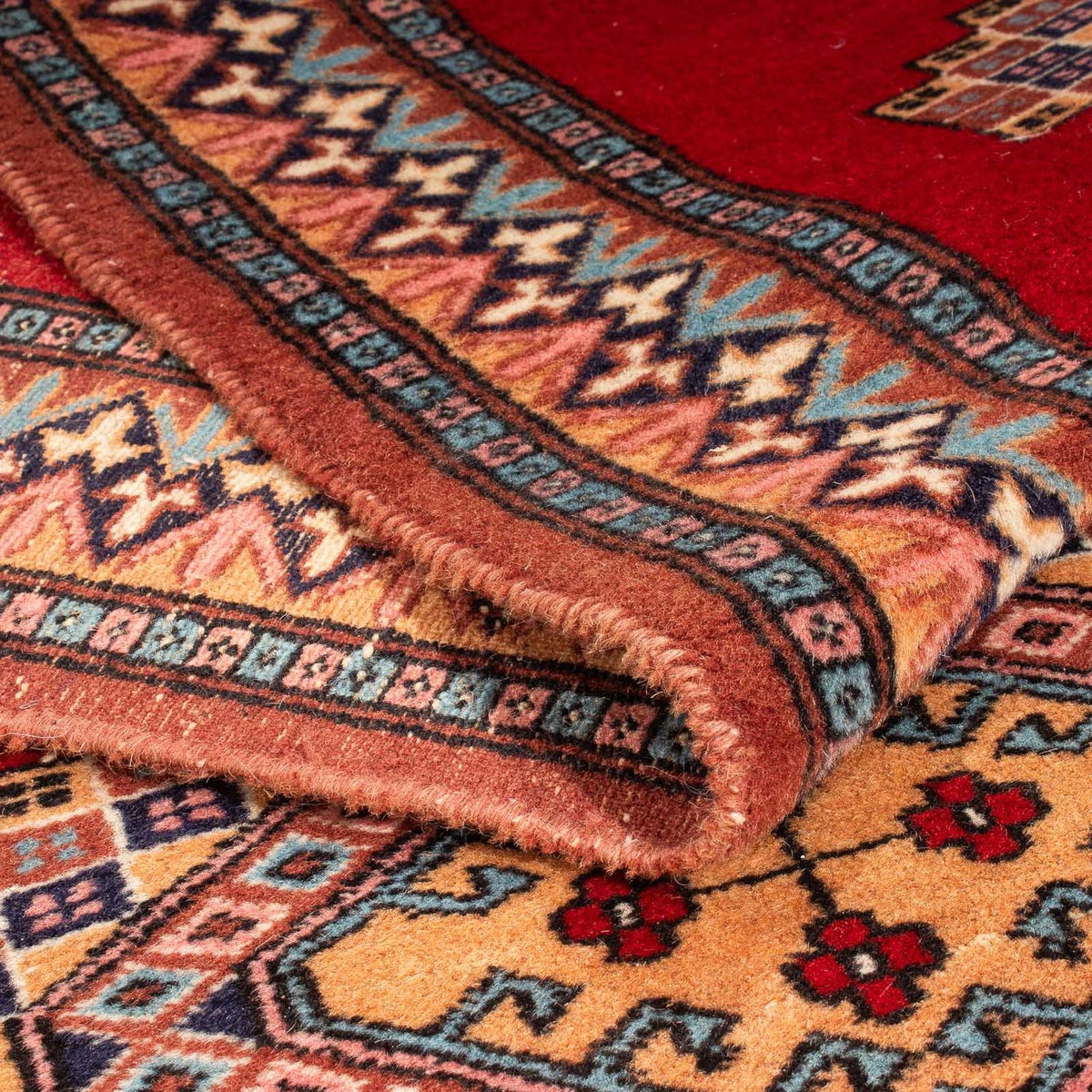 Runner Pakistani Rug - 285 x 79 cm - red