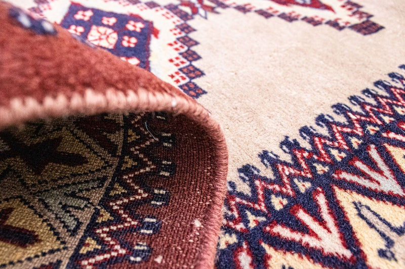 Runner Pakistani Rug - 195 x 65 cm - beige