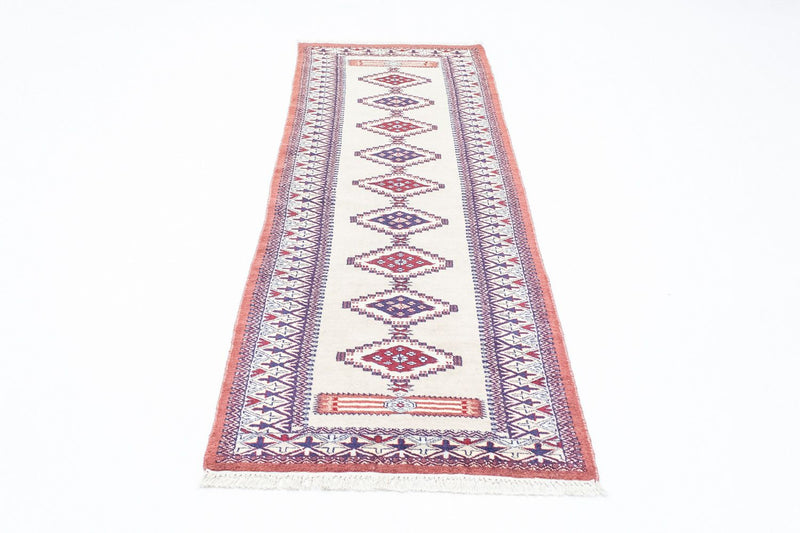 Runner Pakistani Rug - 195 x 65 cm - beige