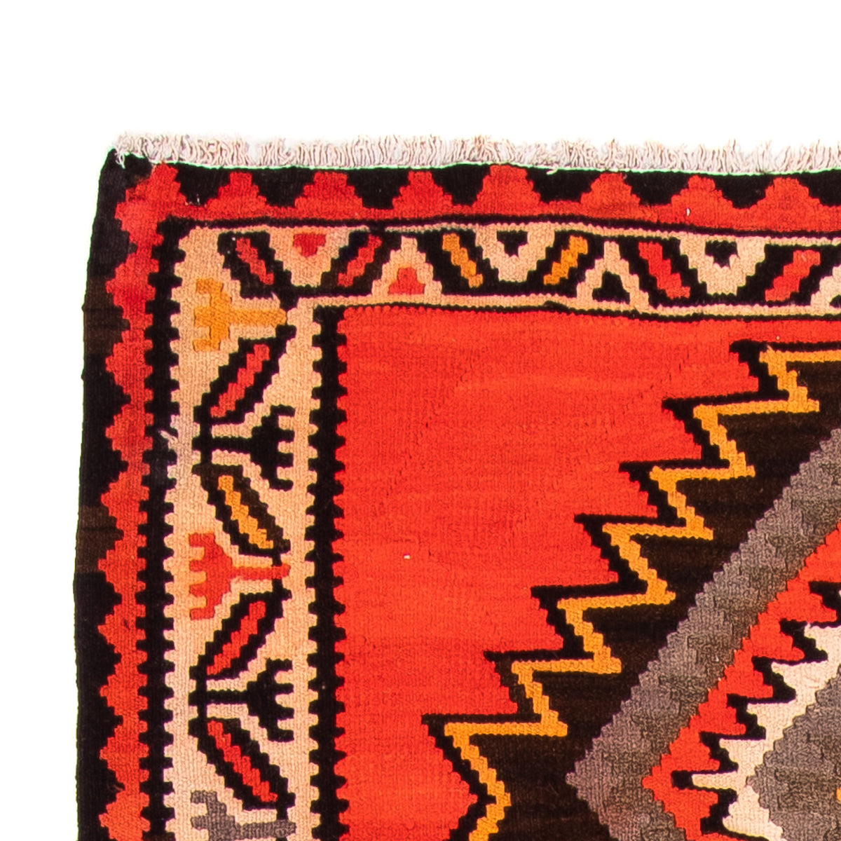 Runner Kelim Rug - Old - 275 x 140 cm - multicolored