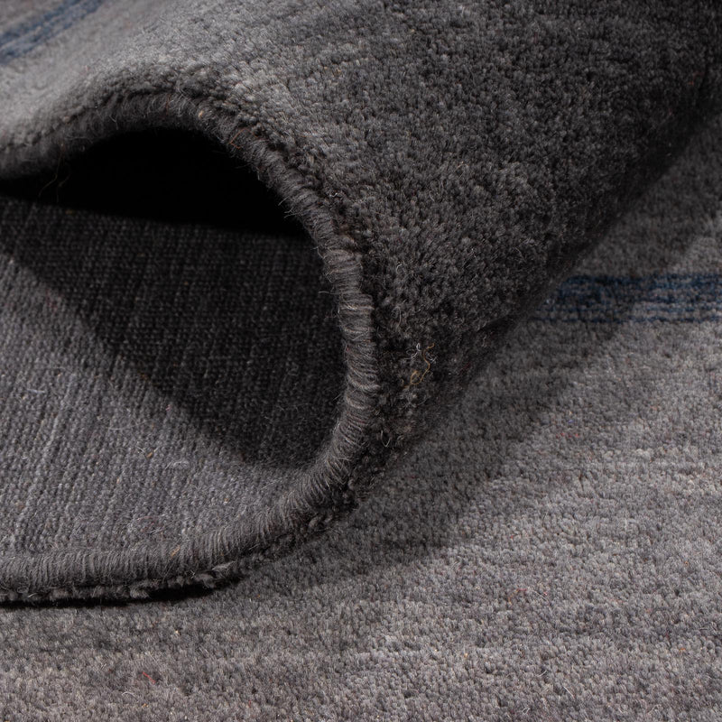 Gabbeh Rug - Loribaft Softy - 218 x 171 cm - dark brown