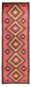 Runner Kelim Rug - Old - 435 x 150 cm - light red