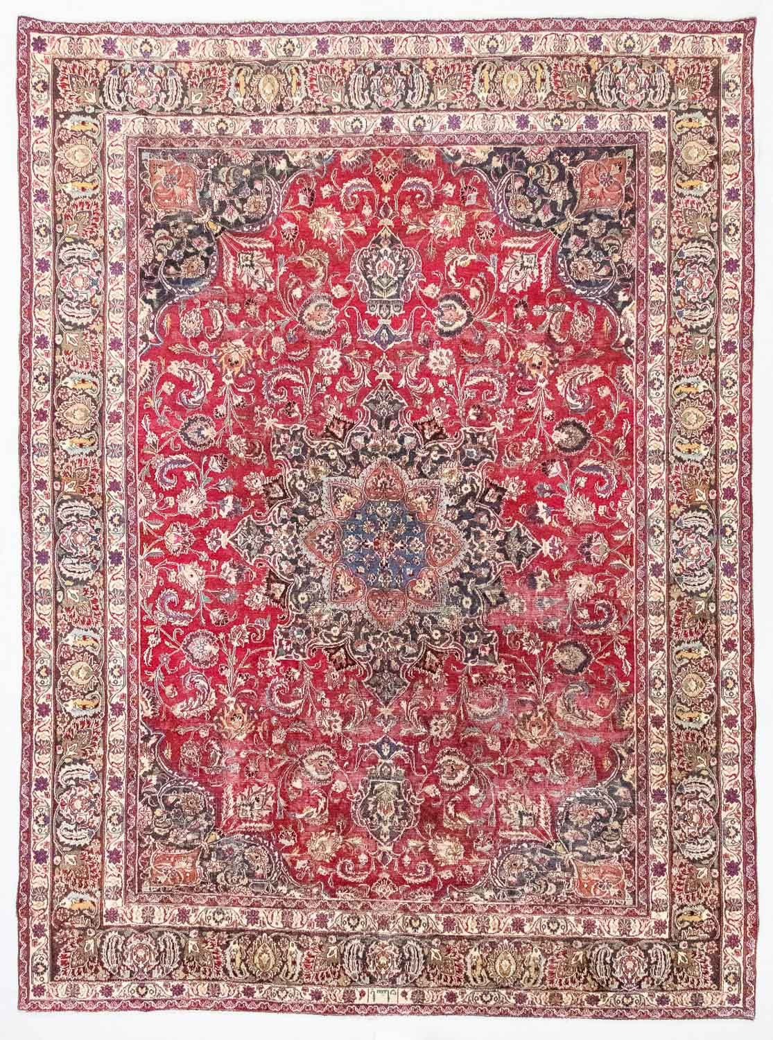 Perser Rug - Keshan - 377 x 282 cm - red