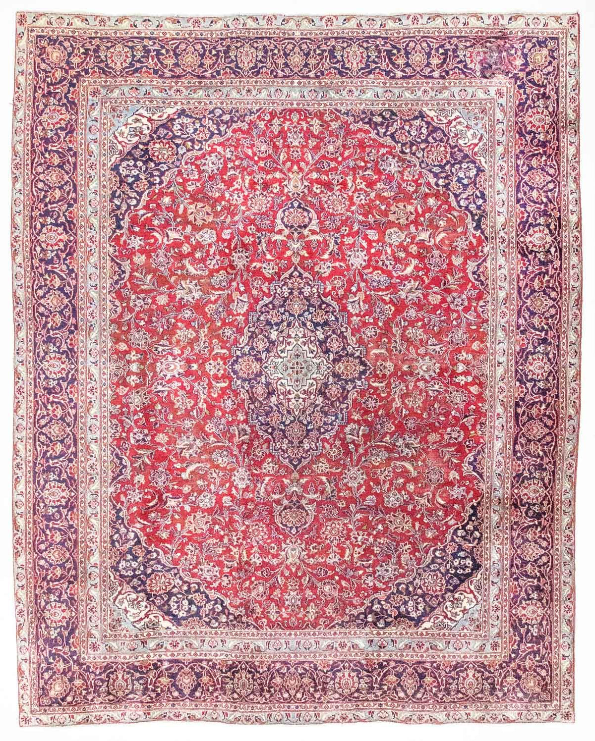 Perser Rug - Keshan - 367 x 282 cm - red