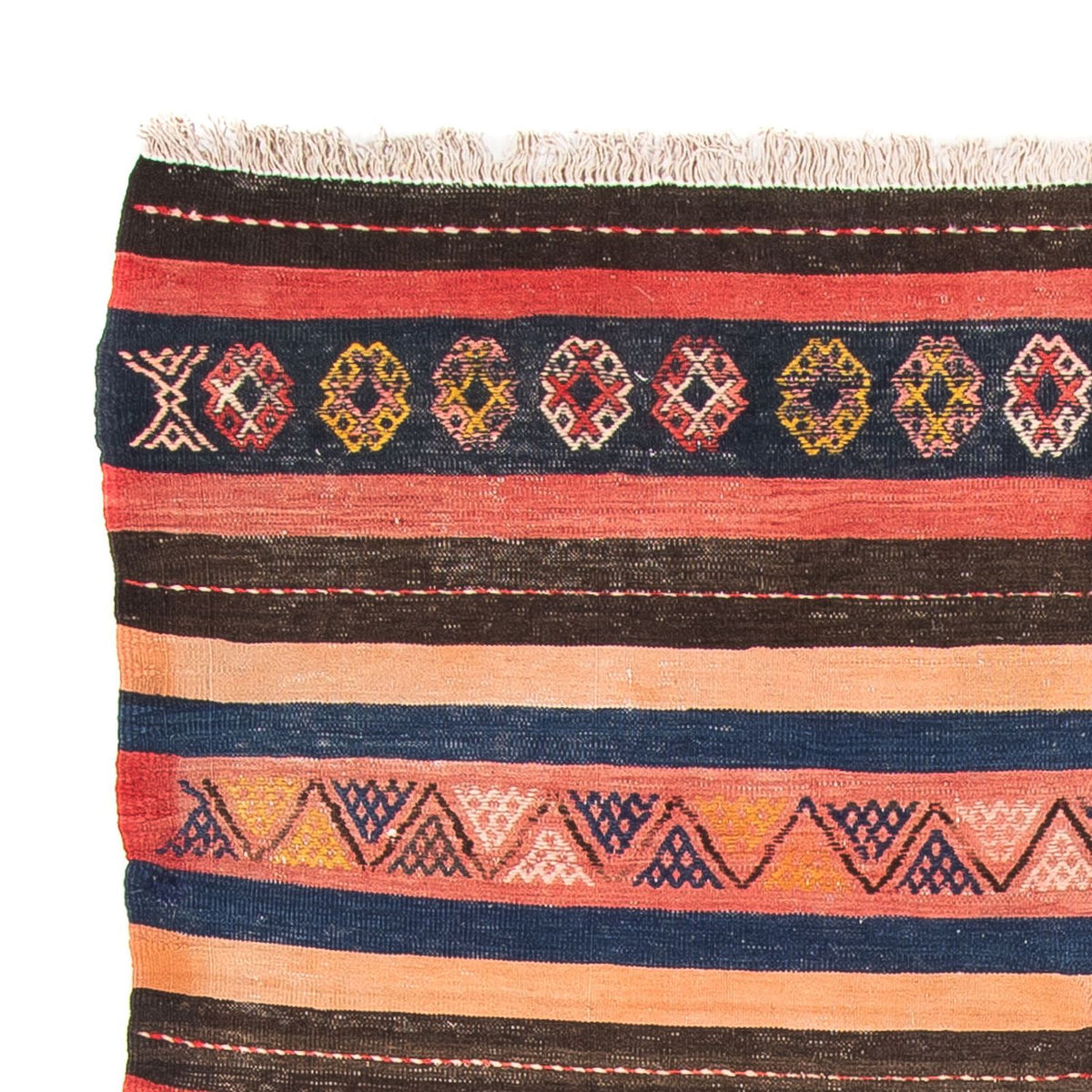 Kelim Rug - Old - 220 x 155 cm - multicolored