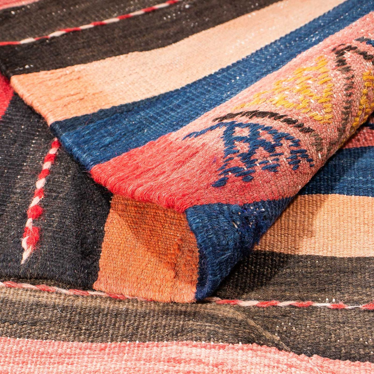 Kelim Rug - Old - 220 x 155 cm - multicolored