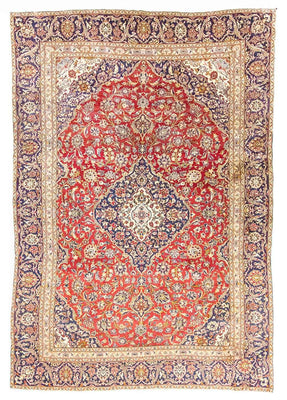 Perser Rug - Keshan - 385 x 260 cm - red
