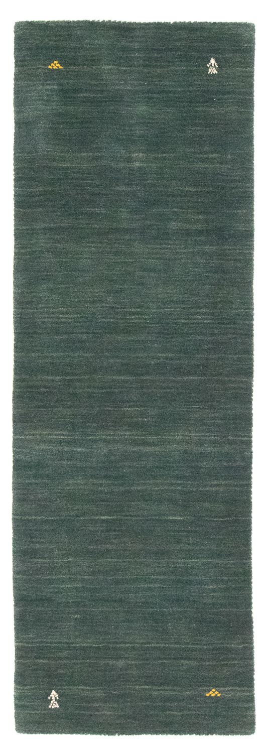 Runner Gabbeh Rug - Softy - 184 x 62 cm - green