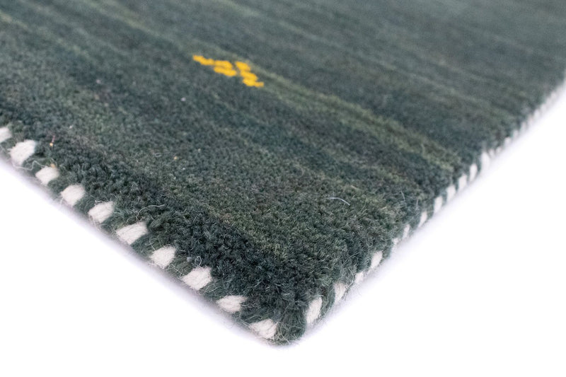 Runner Gabbeh Rug - Softy - 184 x 62 cm - green