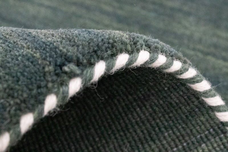 Runner Gabbeh Rug - Softy - 184 x 62 cm - green