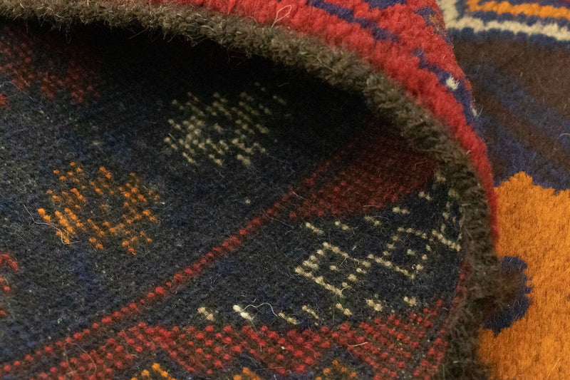 Belutsch Rug - 145 x 83 cm - blue