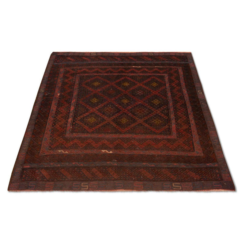 Kelim Rug - Oriental - 139 x 118 cm - brown