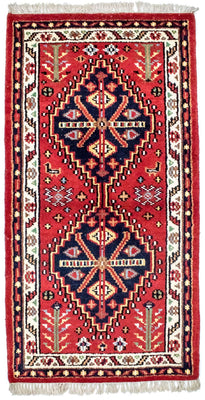 Oriental Rug - 160 x 90 cm - red