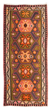 Antique Kilim Rug 145x305cm - Runner / Multicolored / 145 x 305 cm Runner