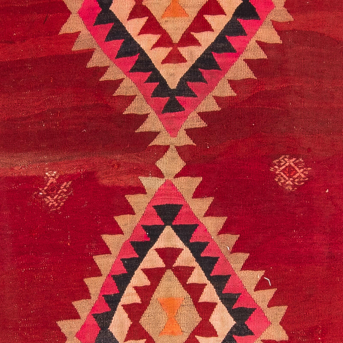 Runner Kelim Rug - Old - 360 x 160 cm - multicolored