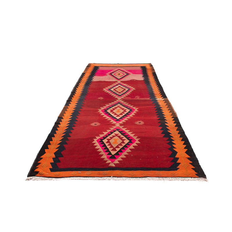 Runner Kelim Rug - Old - 360 x 160 cm - multicolored
