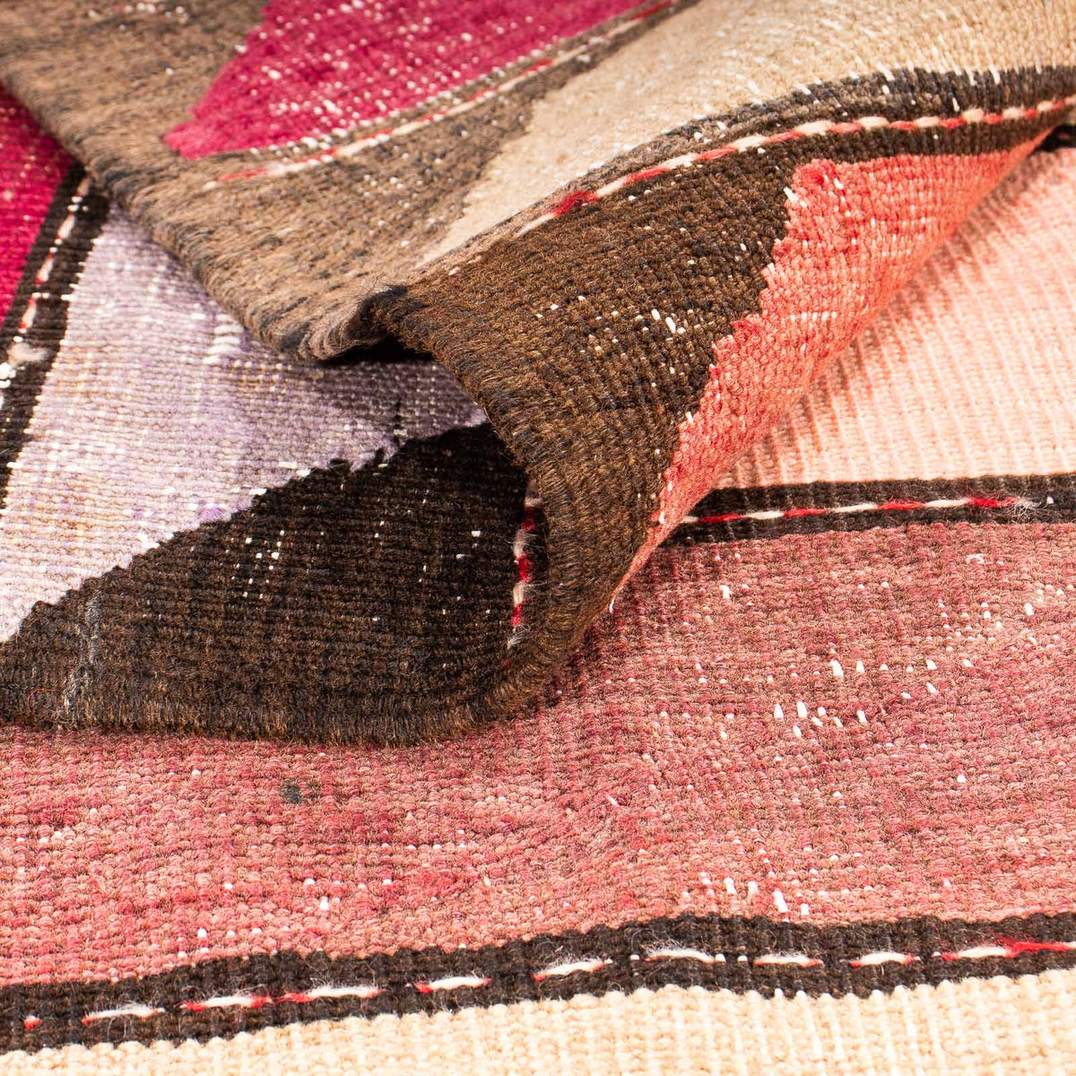 Runner Kelim Rug - Old - 320 x 150 cm - multicolored