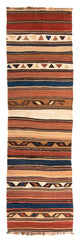 Kelim Teppich - Old 290 x 90 cm - mehrfarbig