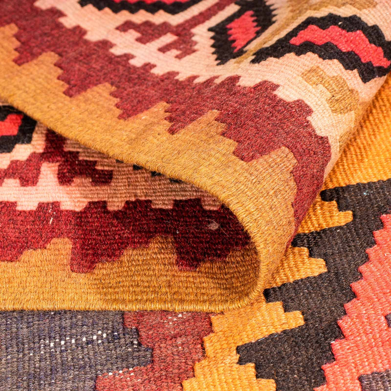 Runner Kelim Rug - Old - 290 x 150 cm - multicolored