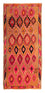 Runner Kelim Rug - Old - 308 x 145 cm - multicolored