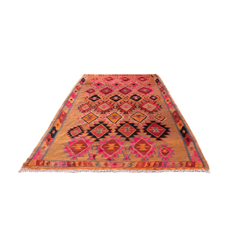 Runner Kelim Rug - Old - 308 x 145 cm - multicolored