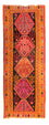 Runner Kelim Rug - Old - 355 x 142 cm - multicolored