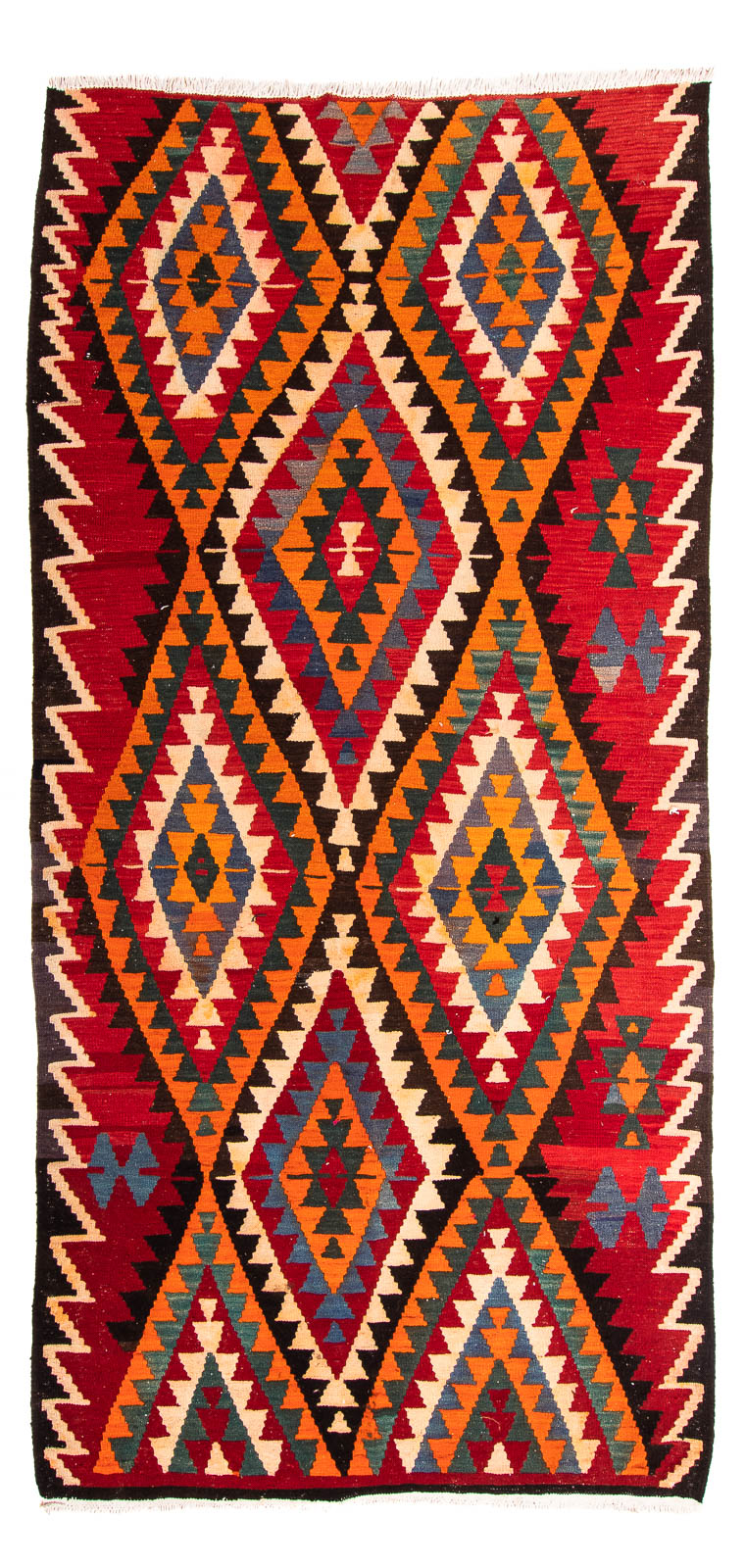 Kelim Rug - Old - 320 x 162 cm - multicolored