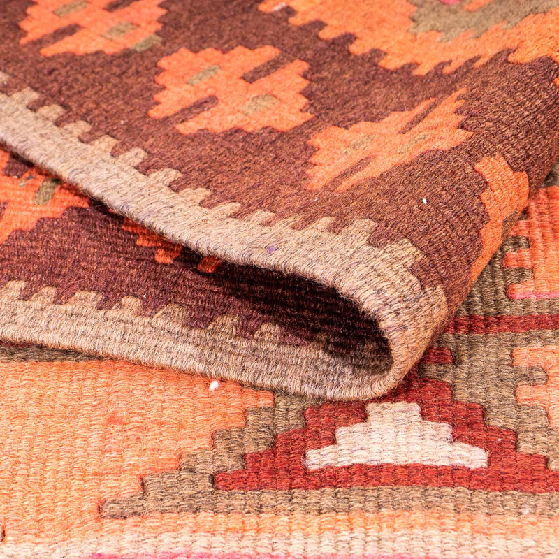 Runner Kelim Rug - Old - 320 x 145 cm - multicolored