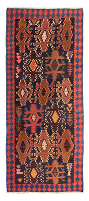 Runner Kelim Rug - Old - 300 x 135 cm - multicolored