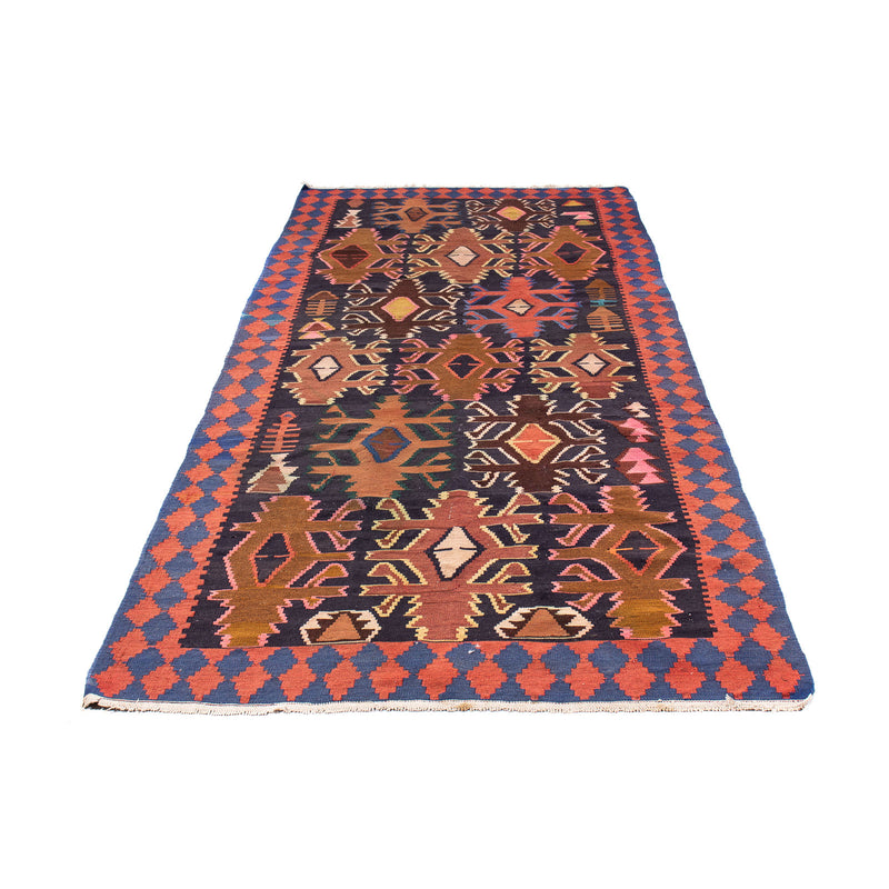 Runner Kelim Rug - Old - 300 x 135 cm - multicolored