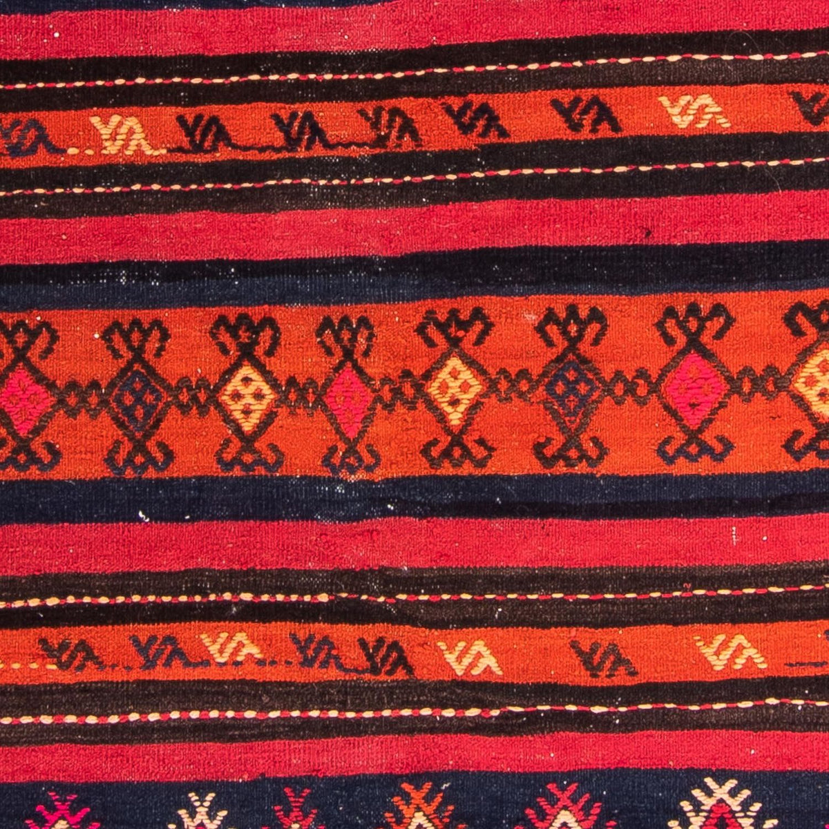 Kelim Rug - Old - 200 x 155 cm - multicolored