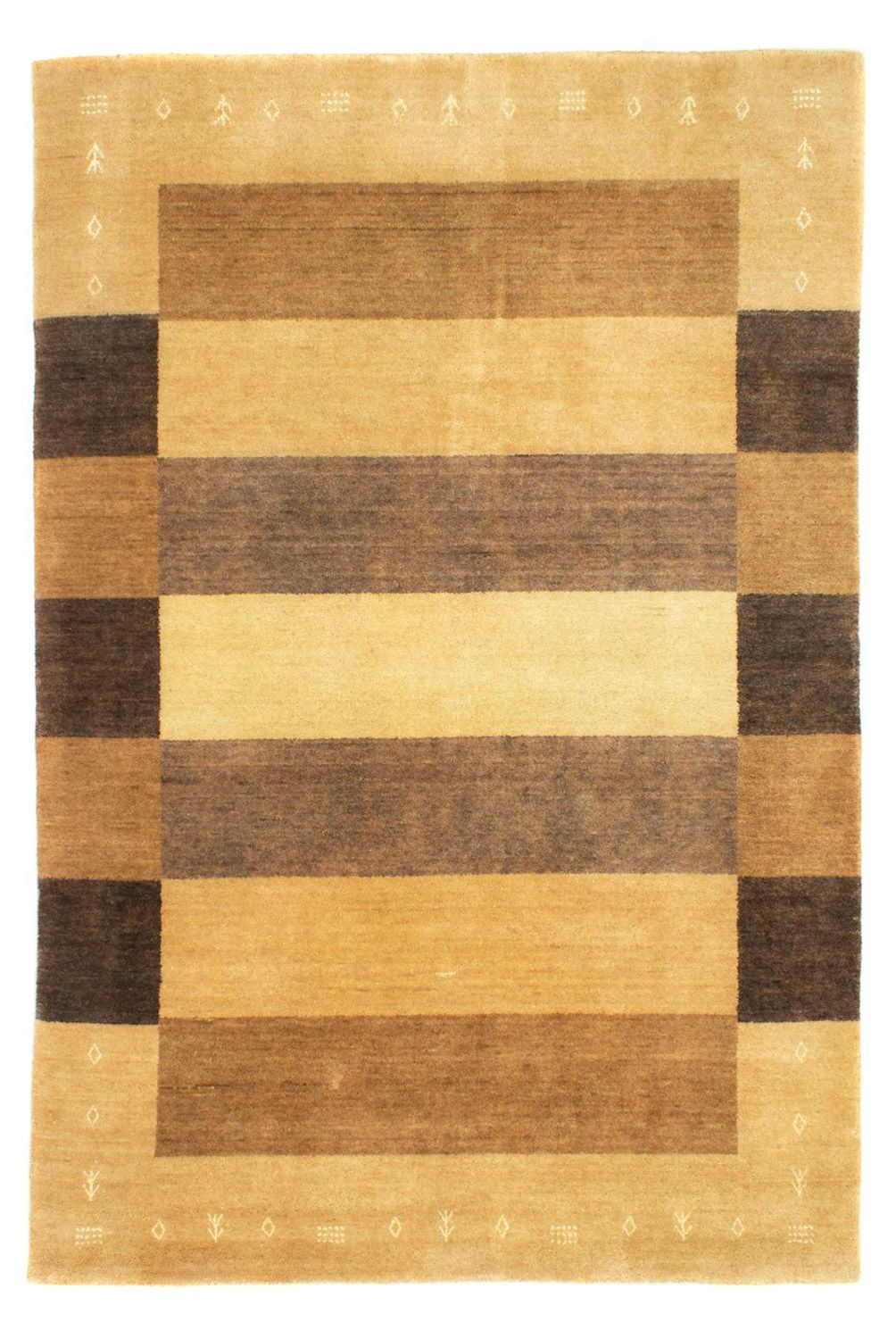 Gabbeh Rug - Softy - 229 x 164 cm - dark beige