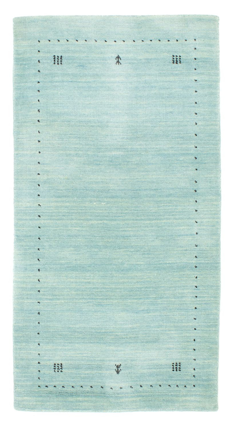 Gabbeh Rug - Softy - 142 x 73 cm - light blue