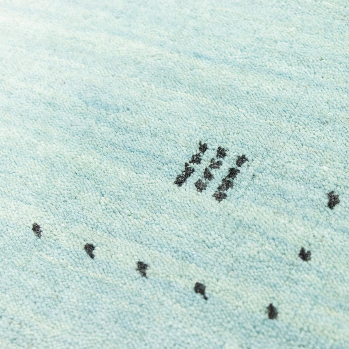 Gabbeh Rug - Softy - 142 x 73 cm - light blue