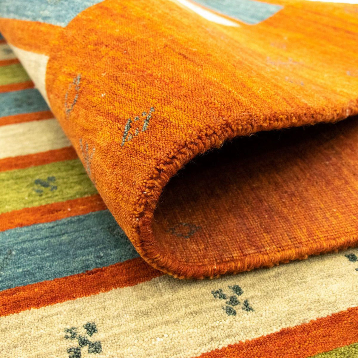 Gabbeh Rug - Softy - 203 x 144 cm - colorful