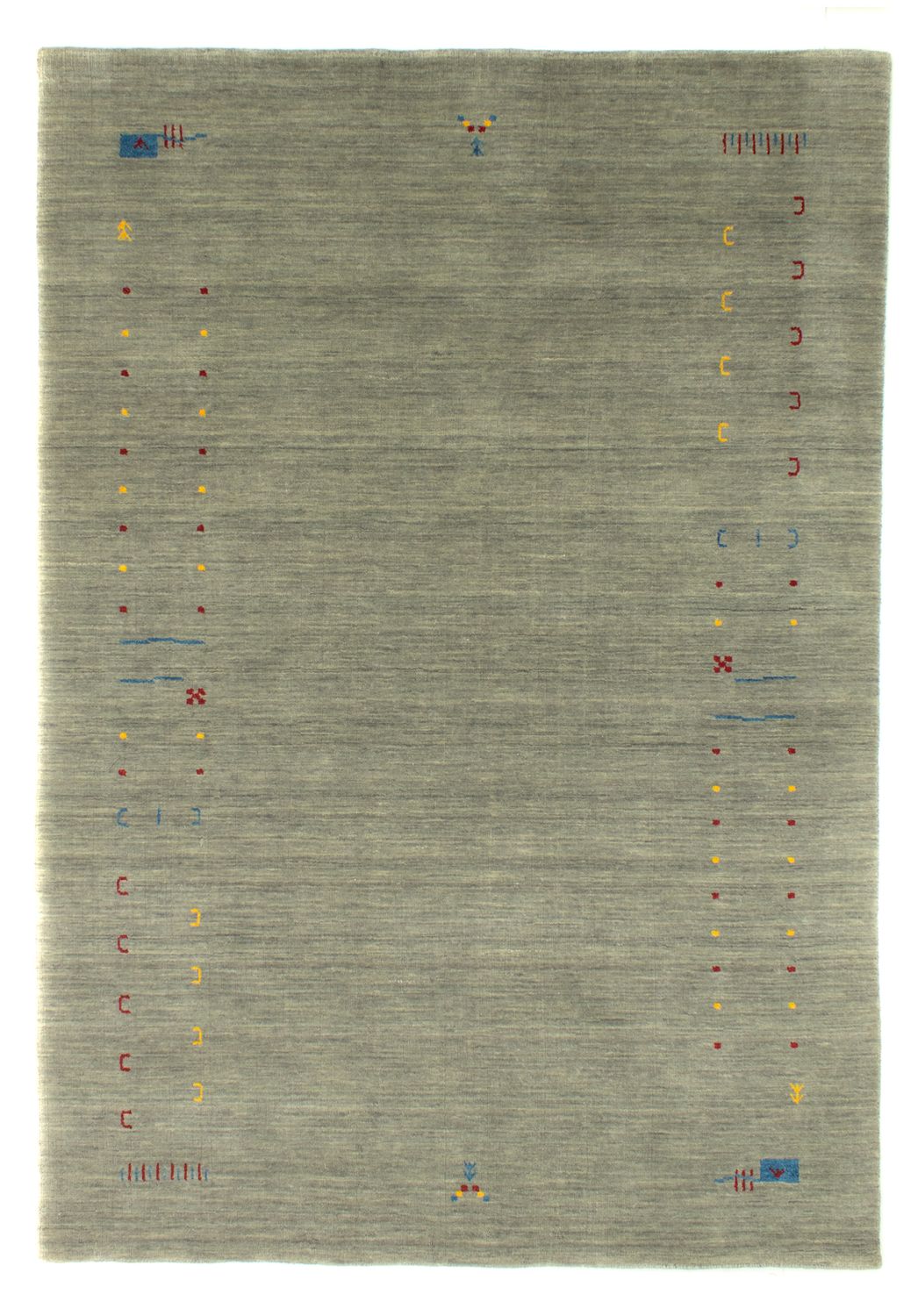 Gabbeh Rug - Softy - 202 x 143 cm - silver