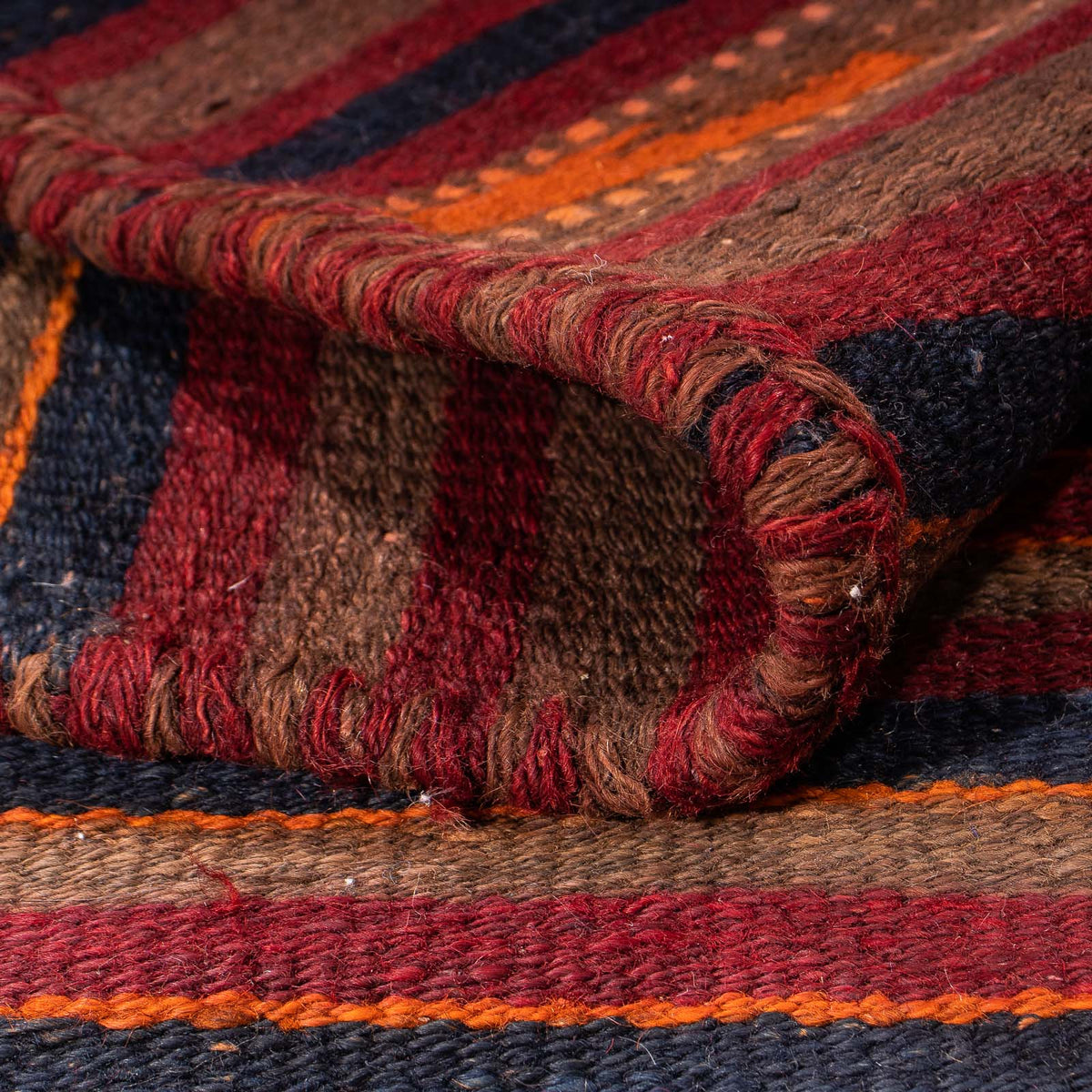 Kelim Rug - Old - 170 x 145 cm - multicolored