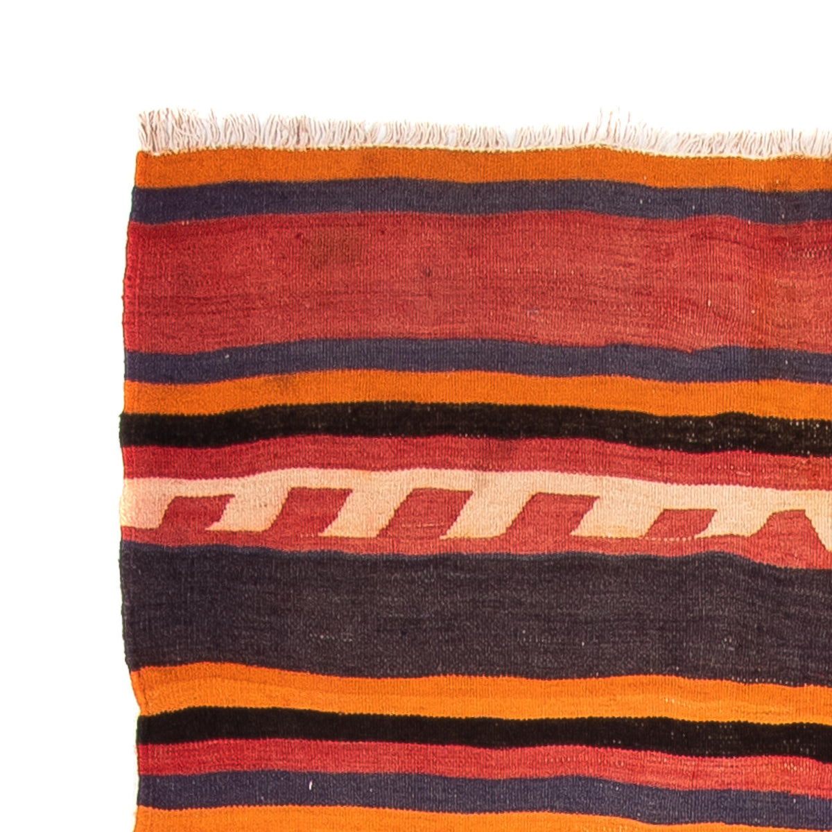 Runner Kelim Rug - Old - 295 x 120 cm - multicolored