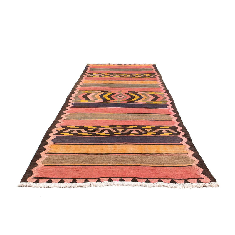 Runner Kelim Rug - Old - 300 x 125 cm - multicolored