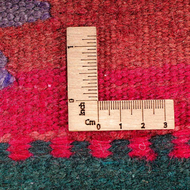 Runner Kelim Rug - Old - 390 x 155 cm - multicolored