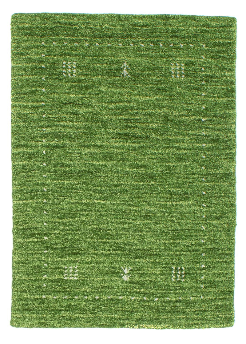 Gabbeh Rug - Softy - 88 x 62 cm - green