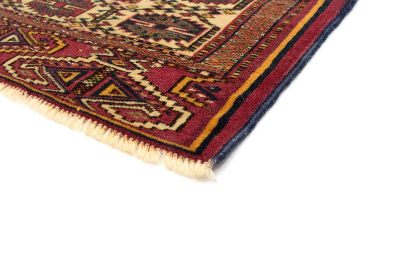 Afghan Rug - Bukhara - 106 x 94 cm - red