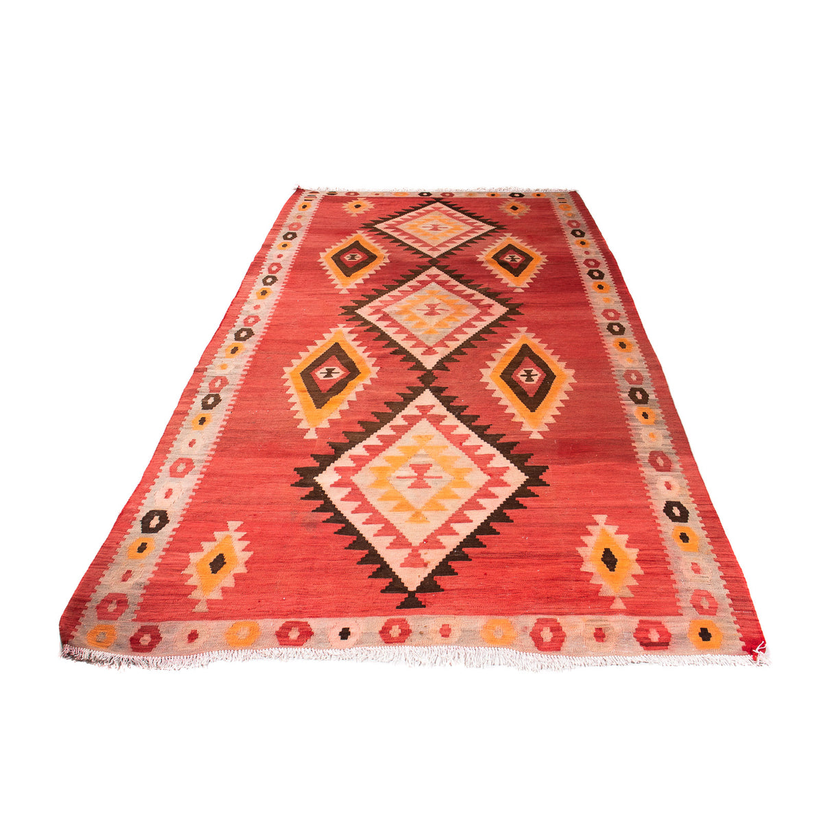 Kelim Rug - Old - 283 x 142 cm - multicolored