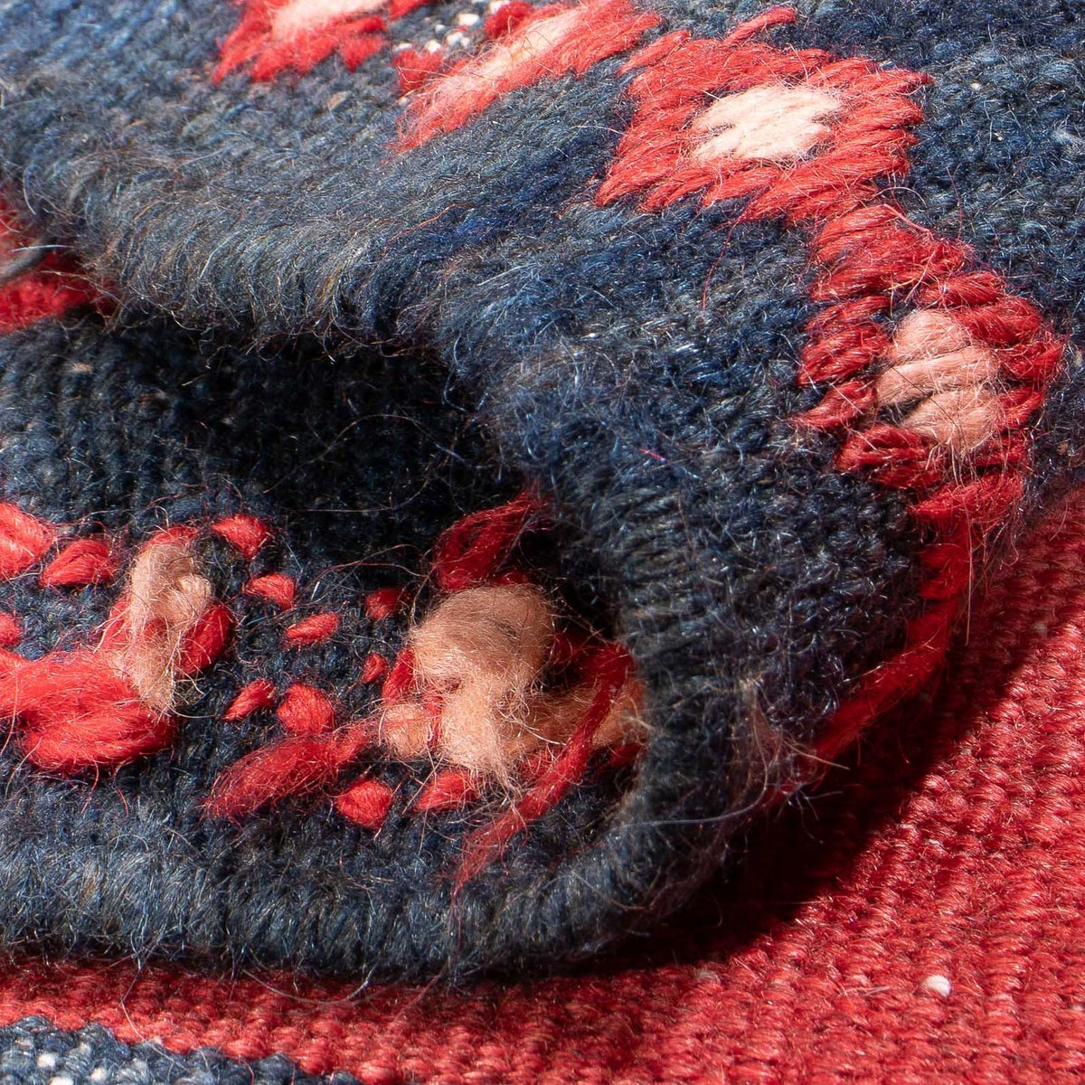 Runner Kelim Rug - Old - 420 x 160 cm - dark blue