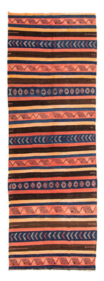Runner Kelim Rug - Old - 345 x 130 cm - multicolored