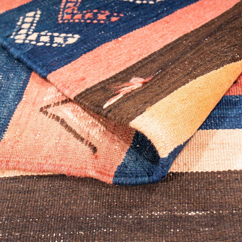 Runner Kelim Rug - Old - 345 x 130 cm - multicolored