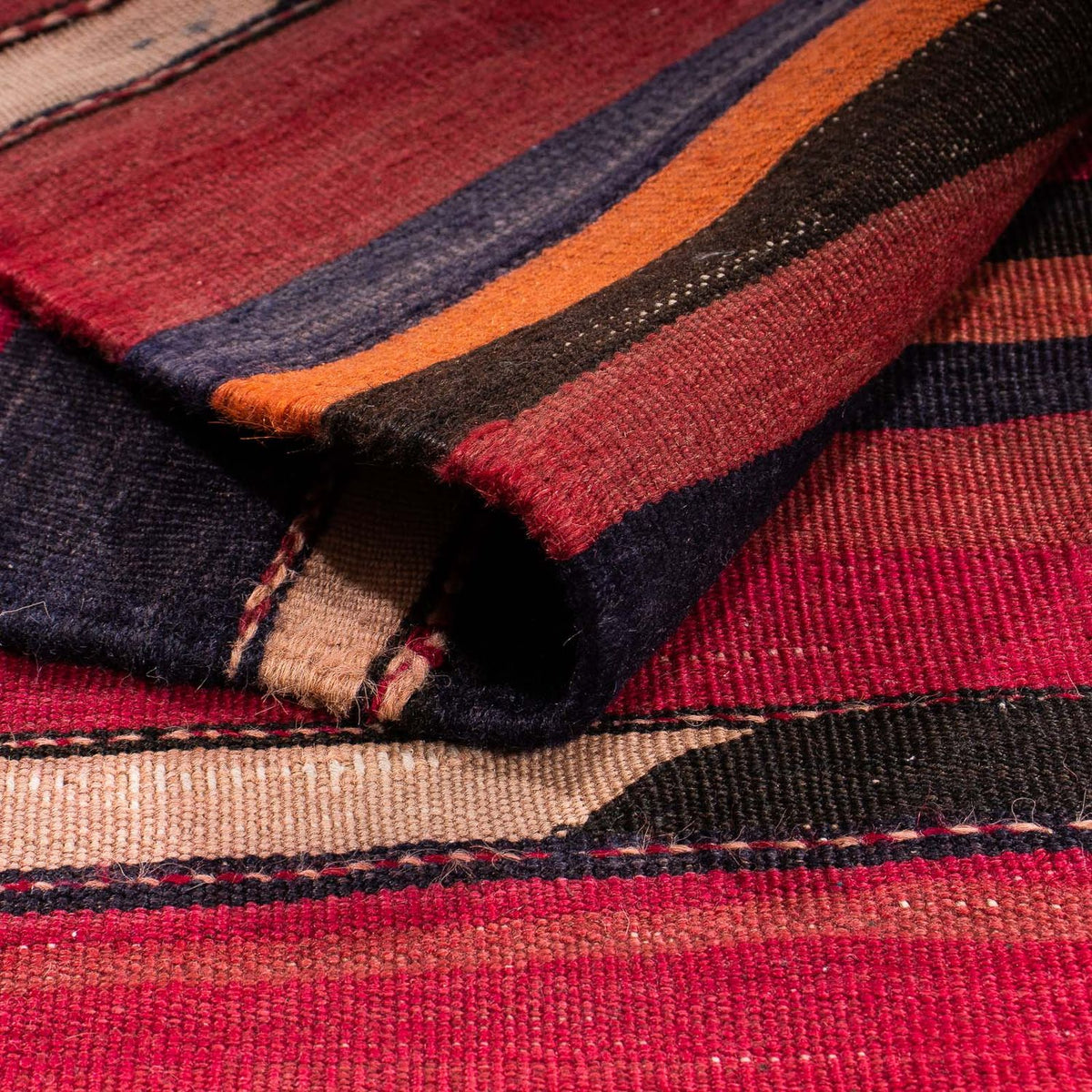 Kelim Rug - Old - 215 x 140 cm - multicolored