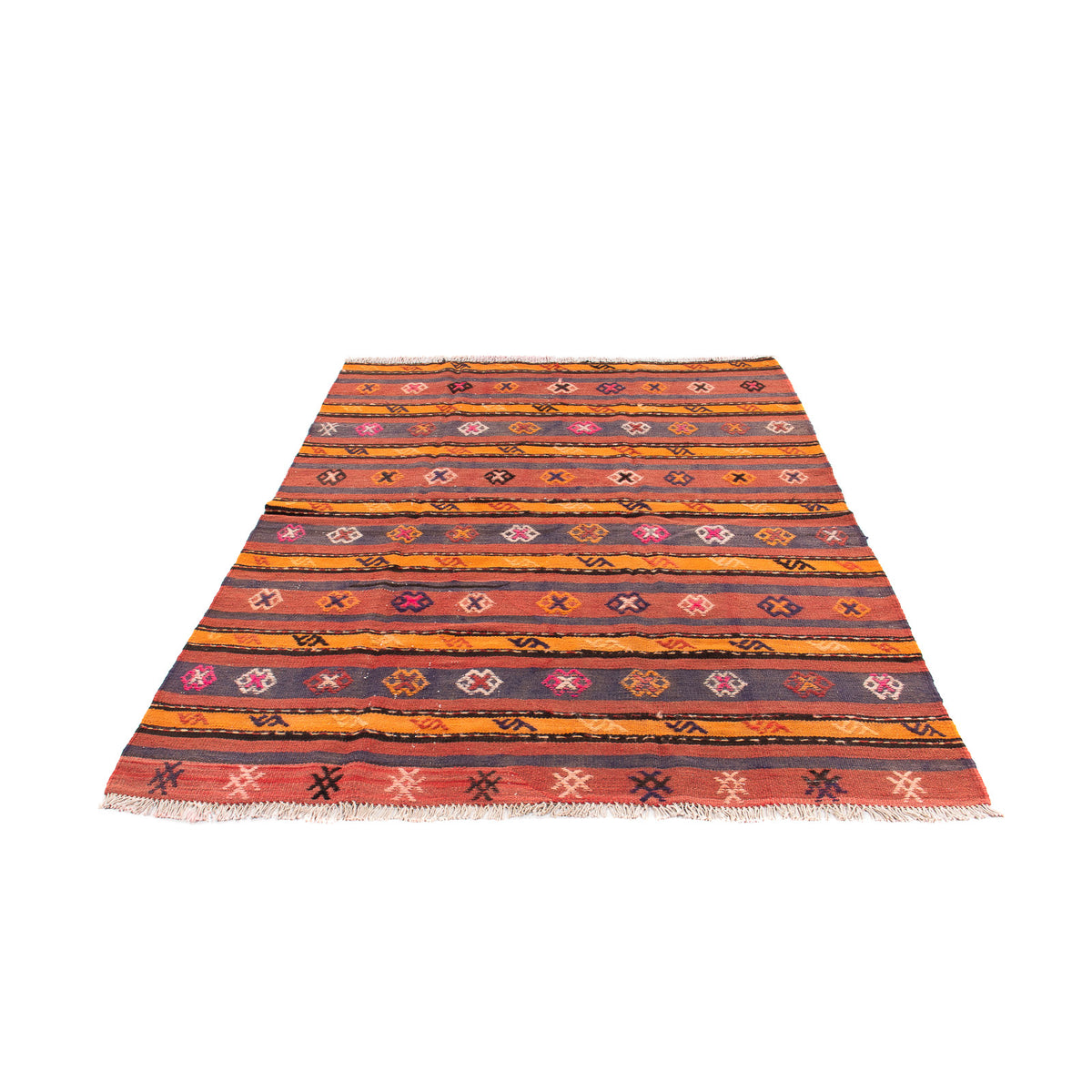 Kelim Rug - Old square  - 185 x 150 cm - multicolored