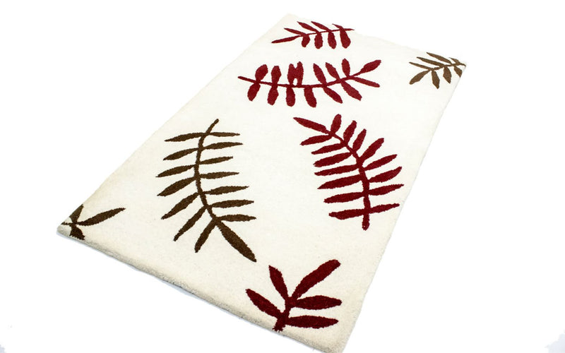 Wool Rug - 148 x 90 cm - beige