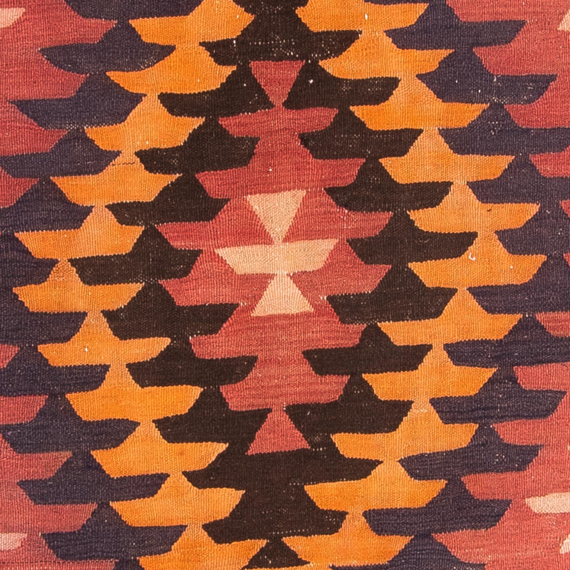 Runner Kelim Rug - Old - 390 x 130 cm - multicolored